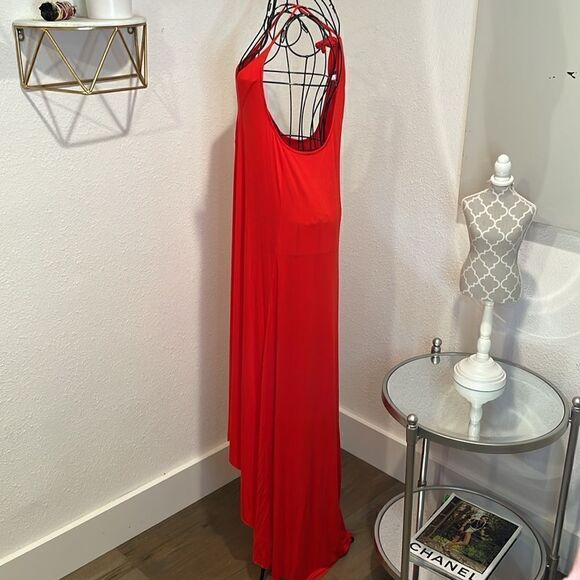 Splendid Women's Rayon Jersey Hilo Dress | Red | size L - Picture 6 of 10